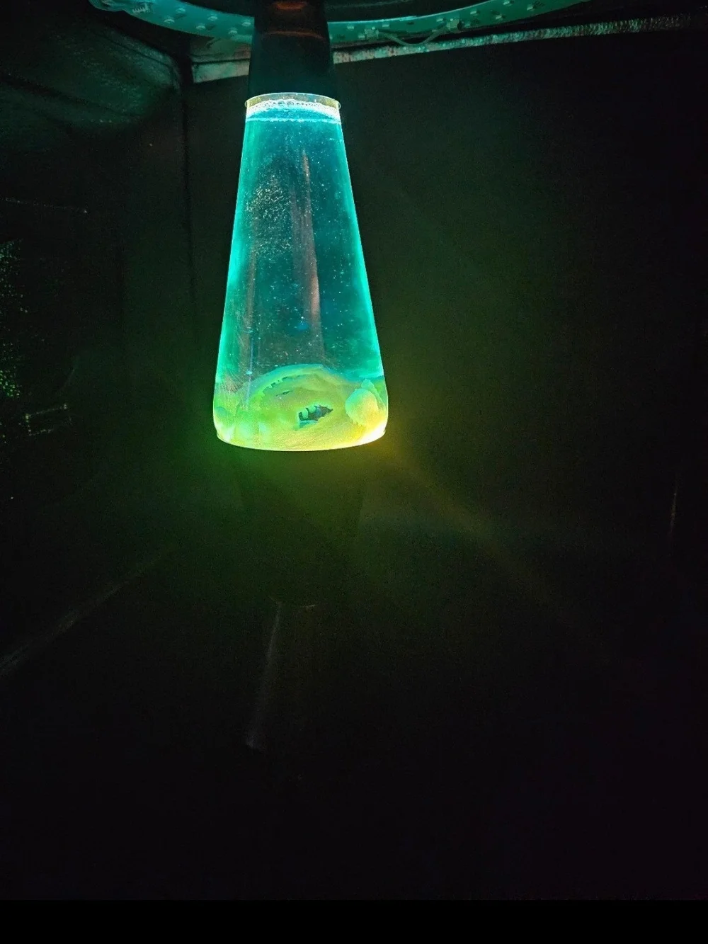 Lava Lamp Authentic, Unique Vintage Blue and Green Lava Lamp